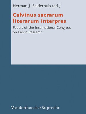 cover image of Calvinus sacrarum literarum interpres